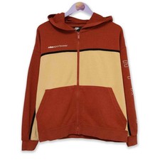 Felpa Nike beige e arancione