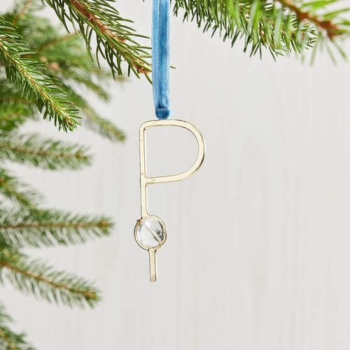 Lettera gingillo monogramma - p,