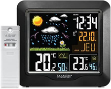 La Crosse Technology - WS6820 Stazione Meteo Radio-pilotata con Cran LCD Colorat