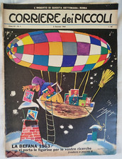 CORRIERE DEI PICCOLI 1 1963 CON INSERTO CENTRALE ROMA