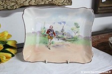 Antico piatto in ceramica Royal Doulton Vassoio inglese  Stratford Church 