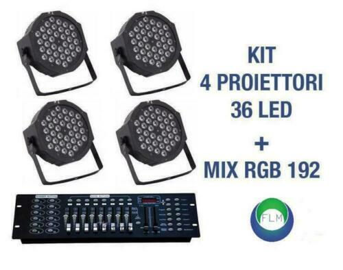 Kit1 mixer 192 par led - kit1,