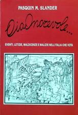 CIAONOREVOLE SLANDER PASQUIN M. TERZUOLO EDITORE 1987  BROSSURA CON ALETTE