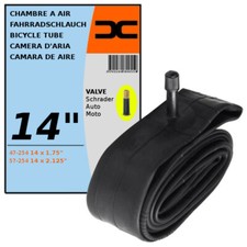 CAMERA D'ARIA 14 x 1,75-2,125" (47/57-254) BICI VALVOLA SCHRADER 35mm RUOTA