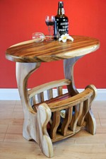 Tavolino Acacia Legno Massello