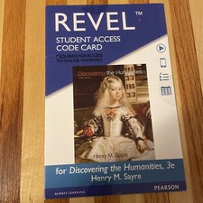 REVEL Student Access Code Card