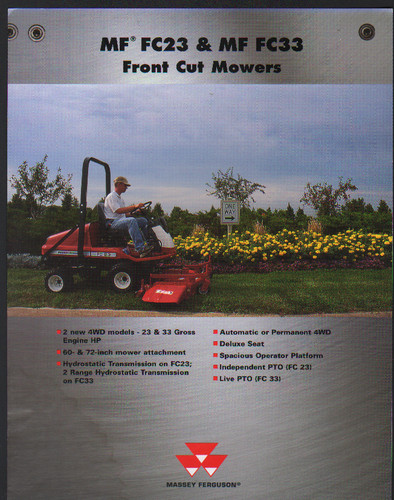 Foglietto brochure tosaerba