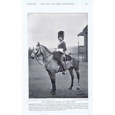 Sgt Maggiore Duncan del Reggimento Grigi Scozzesi - Stampa antica 1896