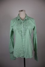 RALPH LAUREN CAMICIA DONNA TG 12 WOMAN CASUAL VINTAGE SHIRT COTONE MANICA LUNGA
