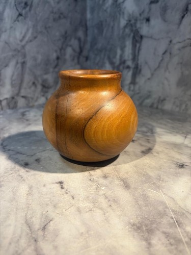 Vaso vintage legno noce - vaso, in