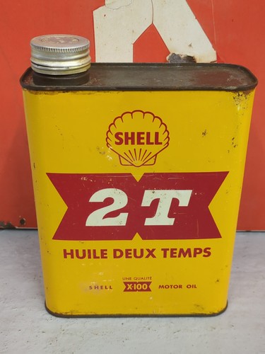 Vintage french shell huile - vintage,