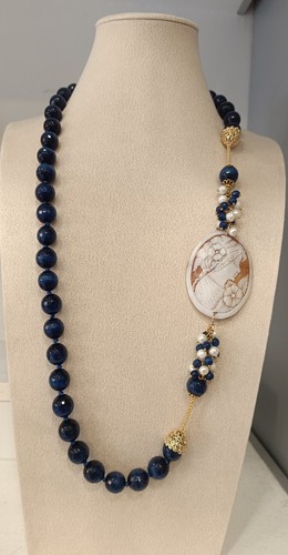 Collana artigianale lunga