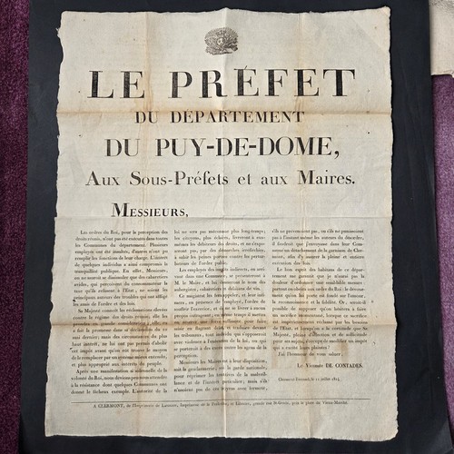 Manifesto antico 1814 - antico,
