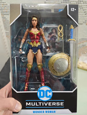 Modellino action figure McFarlane BVS Wonder Woman DC ufficiale 7 pollici giocattoli nuovi regali