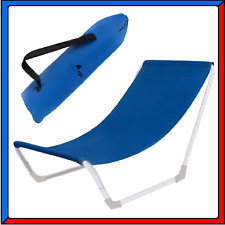 Sedia a Sdraio Lettino da Mare Spiaggia Piscina Balcone Giardino Sacca Portatile