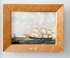 Placca porcellana Wedgwood veliero Golden West