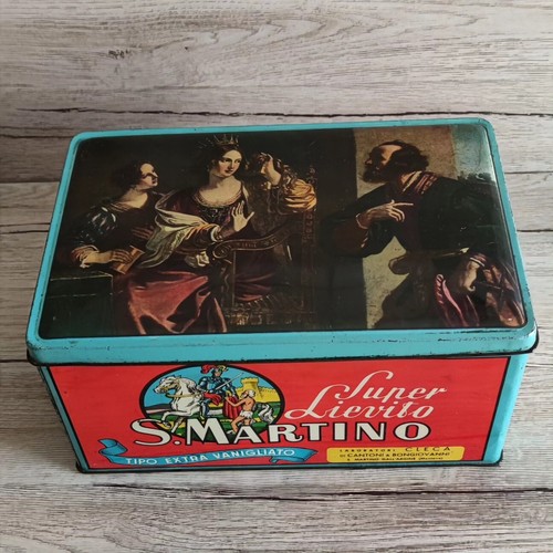 Vecchia scatola latta super - scatola,