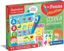 Sapientino 3-5 Anni Scuola dell'Infanzia Penna Parlante Interattiva 16748 Clemen