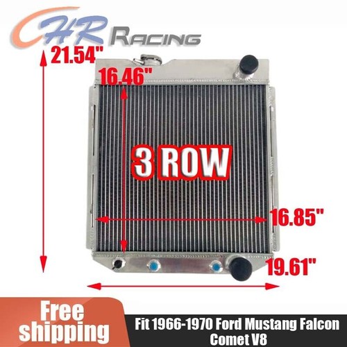 3row aluminium radiateur - 3row, pour