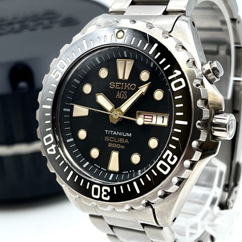 Seiko ags kinetic 5m43 0010 - seiko, ags/kinetic