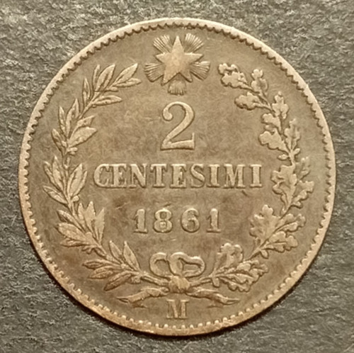 Centesimi lire valore 1861 - lire,