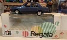 VINTAGE MODELLINO fiat REGATA BLUE METAL SCALA 1:43 POLISTIL boxed