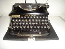 MACCHINA DA SCRIVERE ANTICA D'EPOCA - PORTATILE URANIA KLEYN - CLEMENS MULLER
