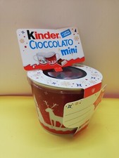 KINDER FERRERO TAZZA NATALE NATALIZIA RENNA 2024 IN PORCELLANA CON CIOCCOLATO 