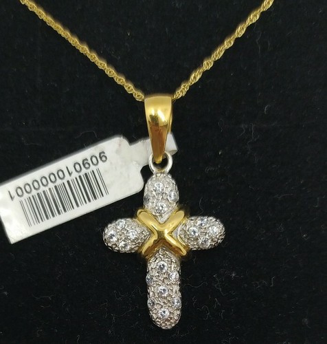 Pendente catena oro 18k - e,