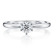 Fede nuziale diamante - fede, 950