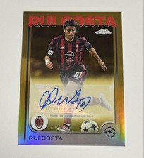 AC Milan Rui Costa Auto Topps