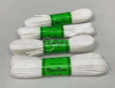 4 COPPIE LACCI  PER SCARPE 90 CM PIPPO BLISK COLORE BIANCO MADE IN ITALY 