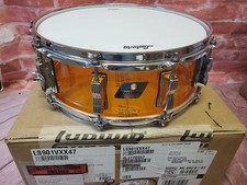 Ludwig Vistalite Ambra 5x14" Zep Bonham Cravatta Lug Rullante Acrilico NUOVO Rivenditore