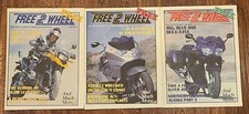 RARE! 3 Issues of "FREE 2 WHEEL" 2004 MOTORCYCLE MAGAZINES *FREE SHIPPING*