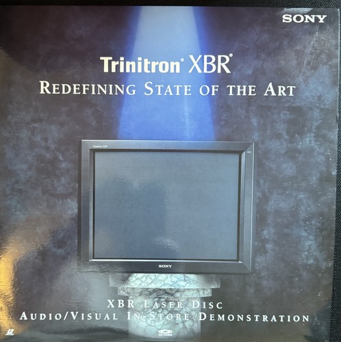 Laserdisc sony trinitron - trinitron, xbr