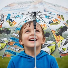 Ombrello hotwheels trasparente