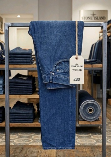 Jeans stone island - stone, blu