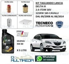 KIT TAGLIANDO FILTRI E OLIO