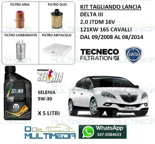 Kit tagliando filtri - kit, e