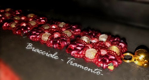 Bracciale tramonto pietre - tramonto,