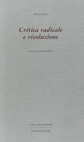 Critica radicale rivoluzione - radicale,