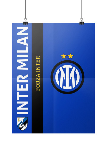 Inter calcio poster - inter, 70x100