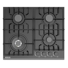 Piano Cottura a Gas Empava 24 Pollici Professionale 4 Bruciatori Italia Sabaf Piano Cottura