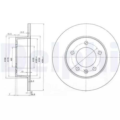 Set freni disco delphi - a,