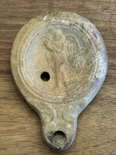 Lampada olio romana antico