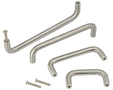 Maniglia per mobili VERO ACCIAIO INOX massello maniglia a staffa maniglia per cassetto cucina maniglie per armadio