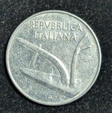 1975 R Italy 10 Lire