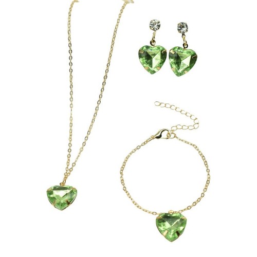 Set gioielli cuore oro