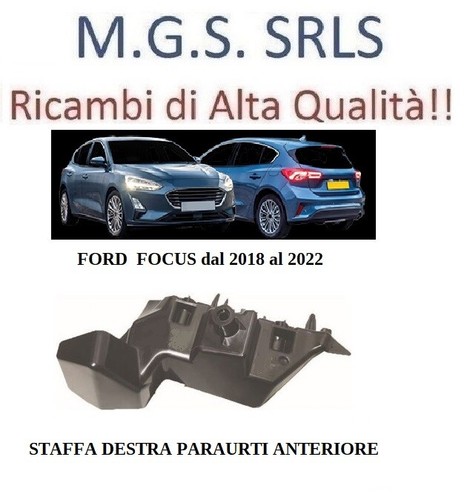 Staffa destra paraurti - staffa,