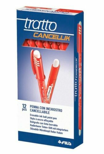 Penna tratto cancellik rosso - penna,